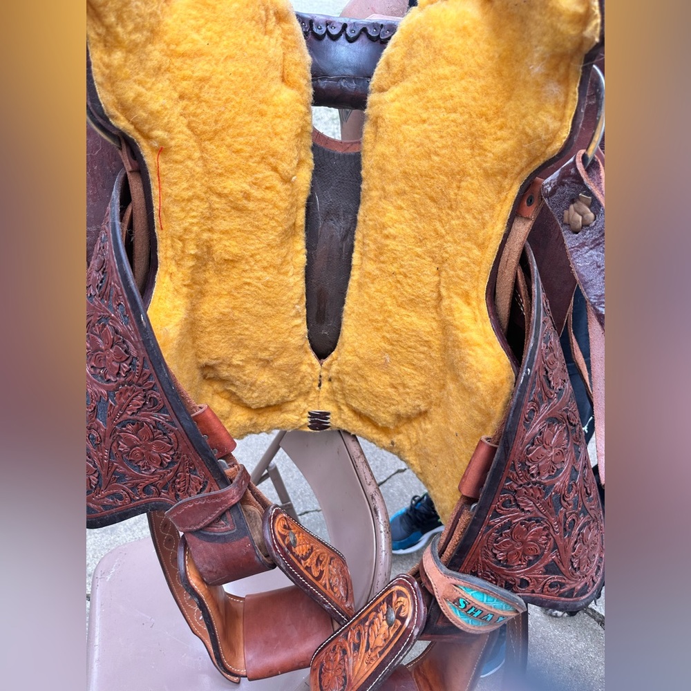 16” Corriente Roping Saddle - Picture 2 of 4